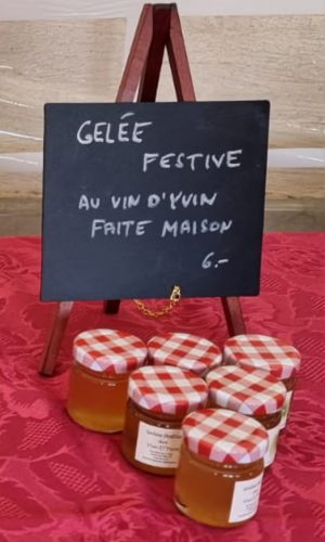 Gelée Festive Au Vin D'Yvin